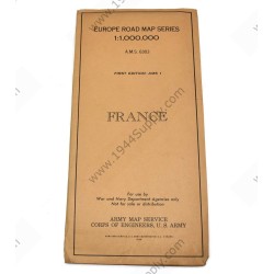 Road map of France
