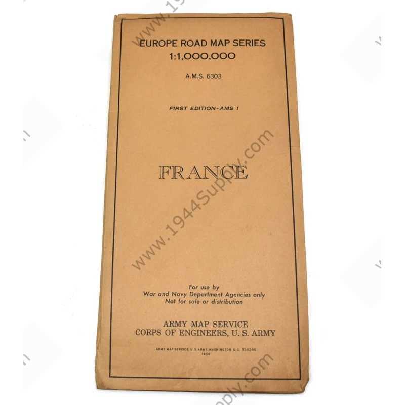 Road map of France