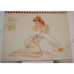 Varga Pin Up Calendar of 1943   - 2