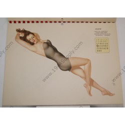 Varga Pin Up Calendar of 1943   - 6