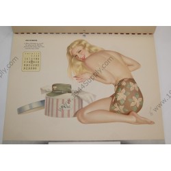 Varga Pin Up Calendar of 1943   - 10