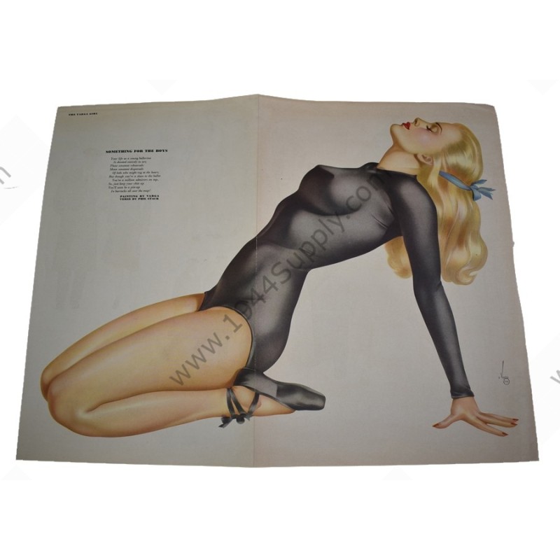 Varga Pin Up gatefold "Something for the boys"