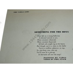 Varga Pin Up gatefold "Something for the boys"