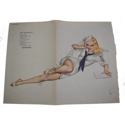 Varga Pin Up gatefold "Gravy for the Navy!"