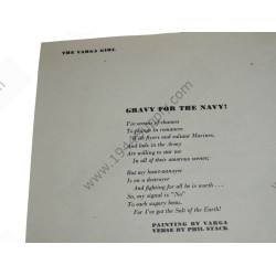 Varga Pin Up gatefold "Gravy for the Navy!"