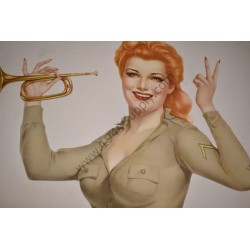 Varga Pin Up gatefold "Peace, Its Wonderful!"