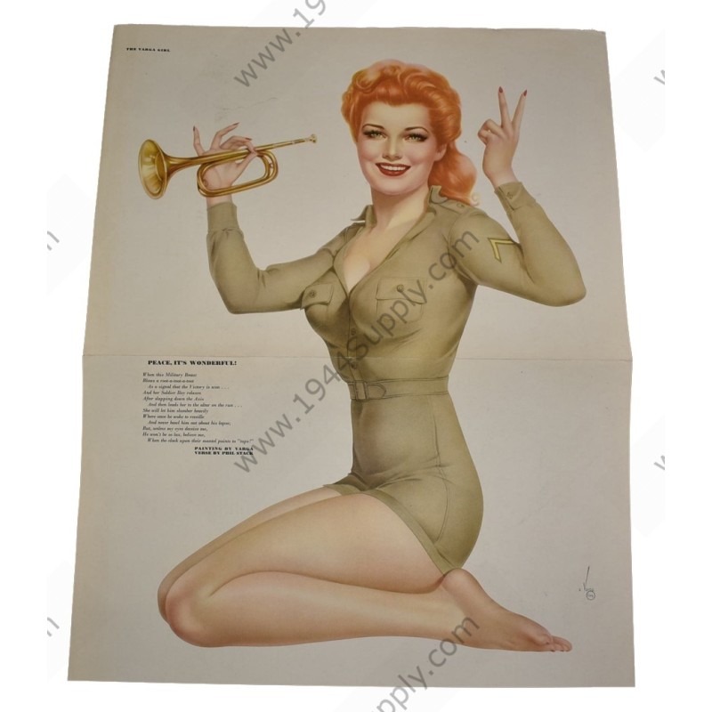 Varga Pin Up gatefold "Peace, Its Wonderful!"
