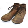 Brodequins cuir tourné