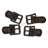 Combat boot buckle