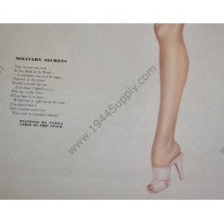 Varga Pin Up gatefold "Military Secrets"