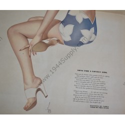 Varga Pin Up gatefold "Song for a Lonely Girl"