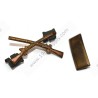 Officer's crossed rifles & 2nd Lieutenant insignia set