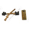 Officer's crossed rifles & 2nd Lieutenant insignia set