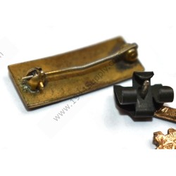 Ensemble d'insignes d'officier de fusils croisés & barre 2e lieutenant