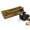 Officer's crossed rifles & 2nd Lieutenant insignia set