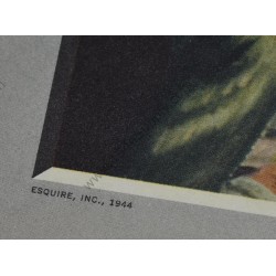 Varga Pin Up gatefold "Sitting Pretty!"