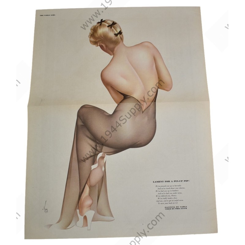 Affiche Varga Pin Up "Lament for a Pin-Up Pip!"