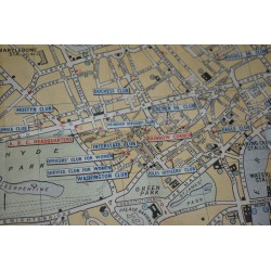 Carte de la Croix-Rouge américaine de Londres