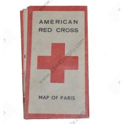 American Red Cross map of Paris