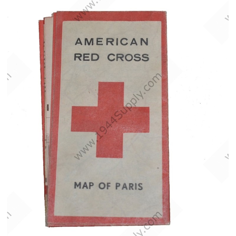 American Red Cross carte de Paris