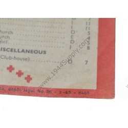 American Red Cross carte de Paris