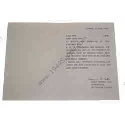 28th Division Mother's Day card