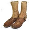 Service shoes of turned leather