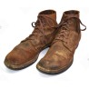 Service shoes of turned leather