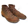 Brodequins cuir tourné