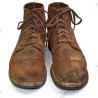 Service shoes of turned leather