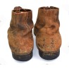 Service shoes of turned leather