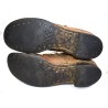 Brodequins cuir tourné