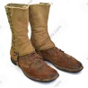Service shoes of turned leather