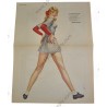 Varga Pin Up gatefold "All-American babe"