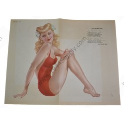 Varga Pin Up gatefold "Vacation Reverie"