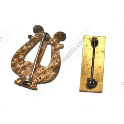 Ensemble d'insignes de 2e Lieutenant musicien