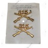 315th Infantry Regiment (79th Division) Officer's insignia set