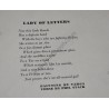 Varga Pin Up gatefold "Lady of Letters"