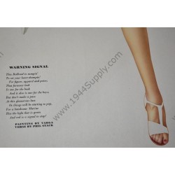 Varga Pin Up gatefold "Warning Signal"