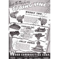 Wooden jeep toy  - 1