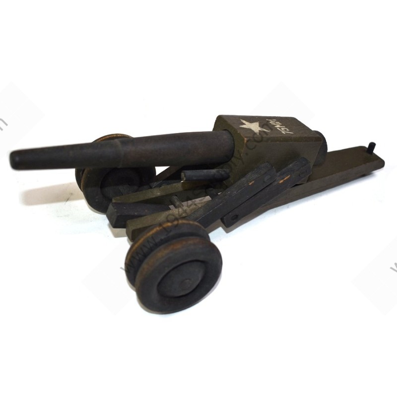 Jouet canon en bois