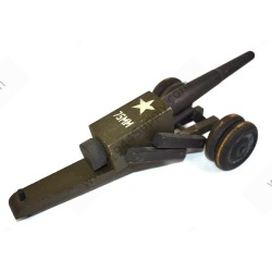 Jouet canon en bois