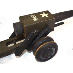 Wooden cannon toy