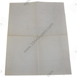 28th Division Christmas menu