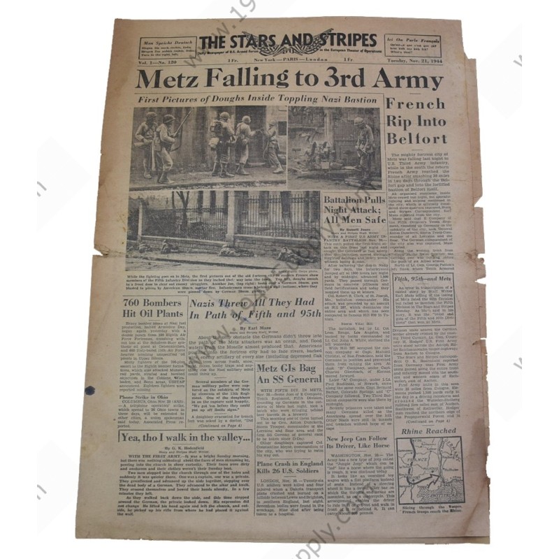 Stars and Stripes newspaper of November 21, 1944