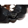 Binoculars in leather case