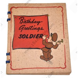 Cartoon birthday card/booklet