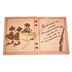 Cartoon birthday card/booklet