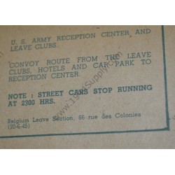 Brussels information, maps & bank note