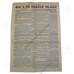 Stars and Stripes newspaper of May 8, 1945